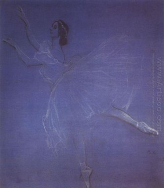 Анна Павлова в балете Сильфиды 1909