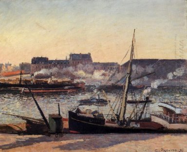 De haven rouen middag 1898