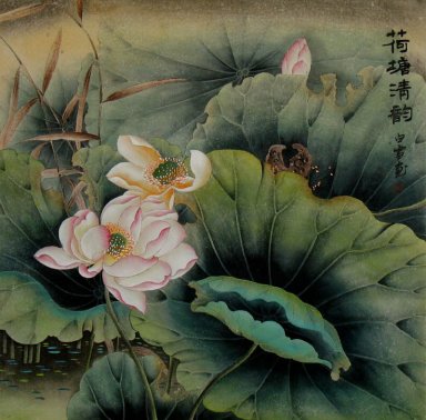 Lotus - peinture chinoise