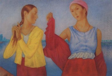 Deux filles 1915