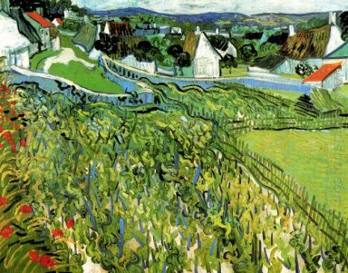 Vineyards With A View Of Auvers 1890