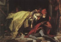 Död av Francesca da Rimini och Paolo Malatesta