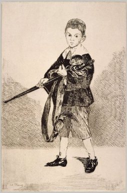 o menino com uma espada 1862