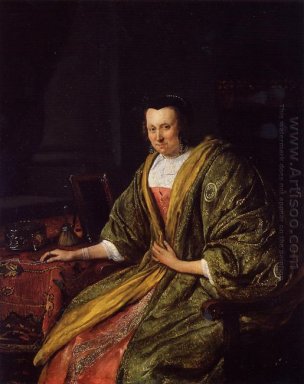 Portrait Of Geertruy Gael Istri Kedua Of Gerrit Gerritsz Schoute