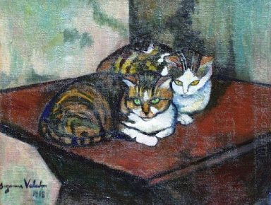 Two Cats 1918