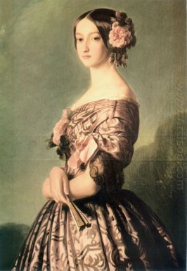 Портрет Франциска Кэролайн Гонзага де Bragan А принцесса
