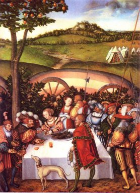 Judith am Tisch des Holofernes 1531