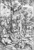 Adán y Eva en el Paraíso 1509