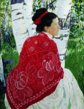 Portret van de kunstenaar S Vrouw 1909