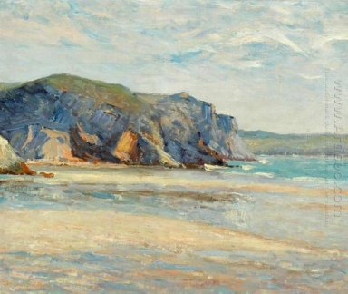Het strand van Morgat FinistȨre 1899