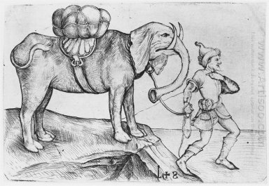 L\'éléphant et son entraîneur