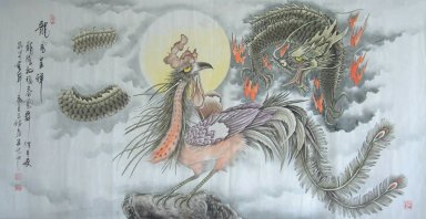 Draak - Chinees schilderij