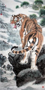 Tiger - la pintura china