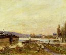 Saint Cloud Ufer der Seine 1879