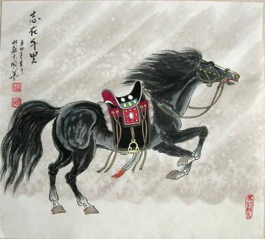 Horse - Chinees schilderij