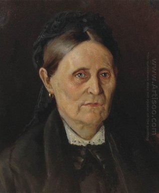 Portret van M M Nesterova Kunstenaar S Moeder