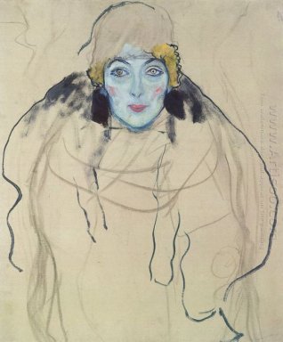 Porträt einer Dame Unfinished 1918