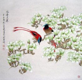 Magnolia & Birds - la pintura china Magnolia & Birds - la pintura china