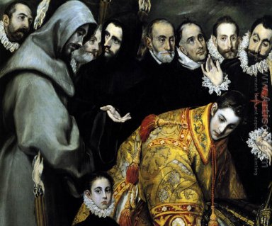 L\'Enterrement du comte d\'Orgaz (détail 5) 1586-1588