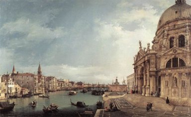 ingången till Canal Grande tittar österut 1744