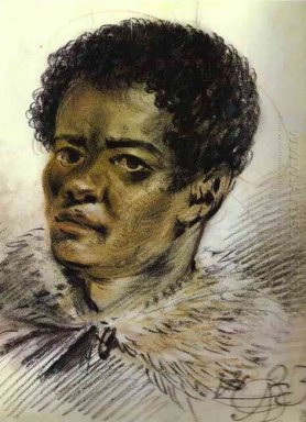 Portret van een Negro, Orlovski\'s Servant