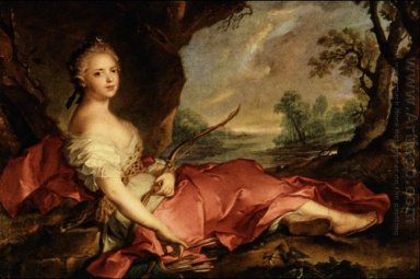 Portret van Maria Adelaide van Frankrijk als Diana