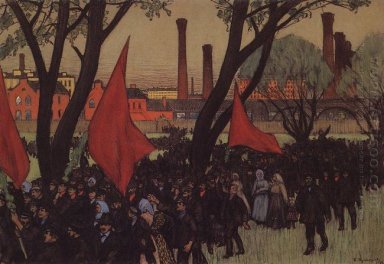 May Day Demostración En Putilov 1906