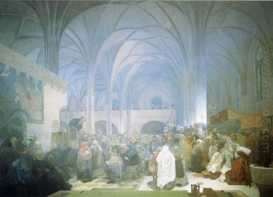 Meester jan hus preken in het bethlehem kapel 1916