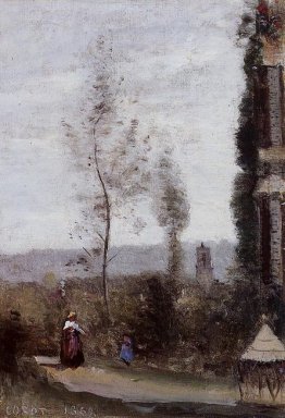 Coulommiers The Garden Of M Preschez 1868