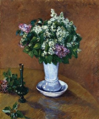 Still Life With A Vase Of Lilacs