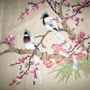 Birds & Flowers - Pittura cinese