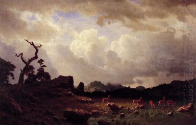 orage dans les montagnes rocheuses 1859