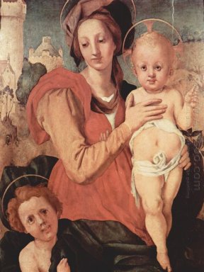 Madonna en kind Met De Jonge Sint Jan 1524