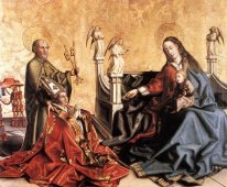 Presentación del cardenal de Mies a la Virgen