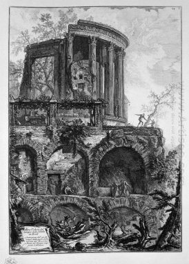 Une autre vue du temple de la Sibylle à Tivoli 1