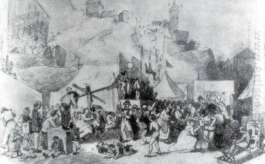 Célébration dans la banlieue de Paris 1864