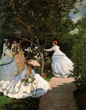 Mujeres en el jardín