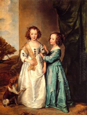 Portret van philadelphia en elisabeth cary