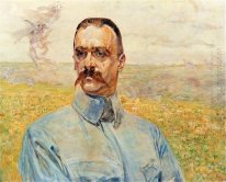 Porträtt av Józef Piłsudski