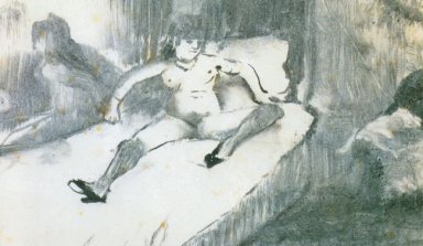 Ruhe auf dem Bett 1877