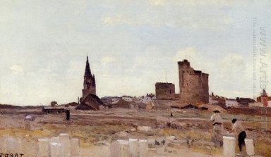 La Rochelle Steinbruch in der Nähe der Hafeneinfahrt 1851