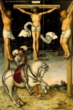 A crucificação com a Converted Centurion 1538