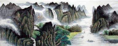 Montagne et de l\'eau - peinture chinoise