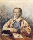 Portrait de A. I. Fedotov, le père de l'artiste''