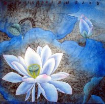 Lotus Chinees schilderij