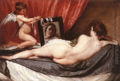 Venus vid sin spegel (The Venus med spegel) 1649-1651