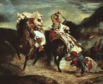 O combate entre Giaour e do Pasha 1826