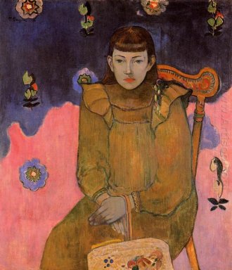 portrait d\'une jeune femme vaite Jeanne Goupil 1896