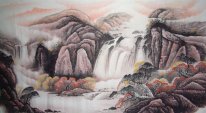 Waterval - Chinees schilderij