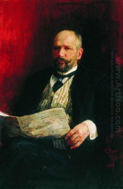 Retrato de P Um Stolypin 1910